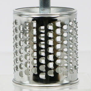 Steel Grater with Multiple Size Grates, Black