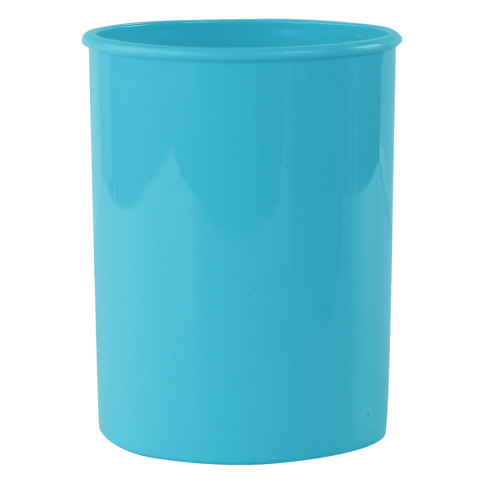 Mini Plastic Utensil Holder, Turquoise