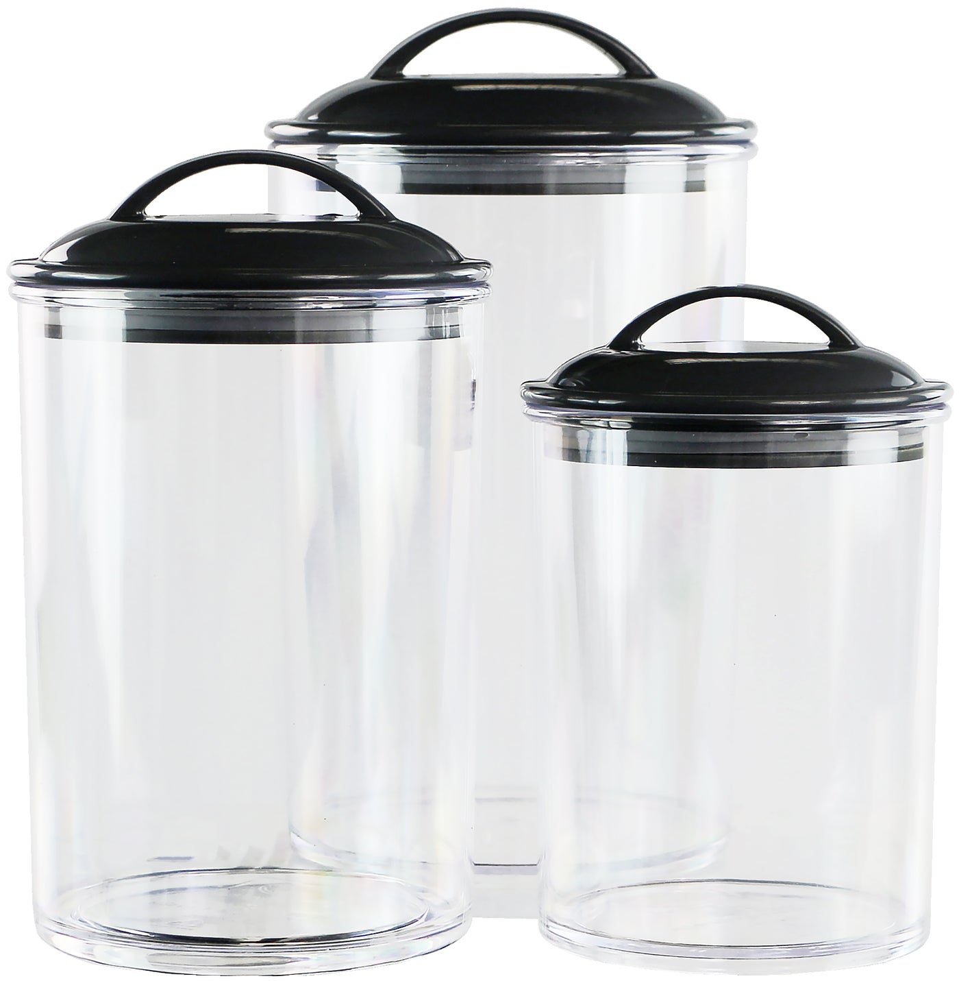 Clear Glass Jar with Lid and Spoon Sealed Canister Food Storage