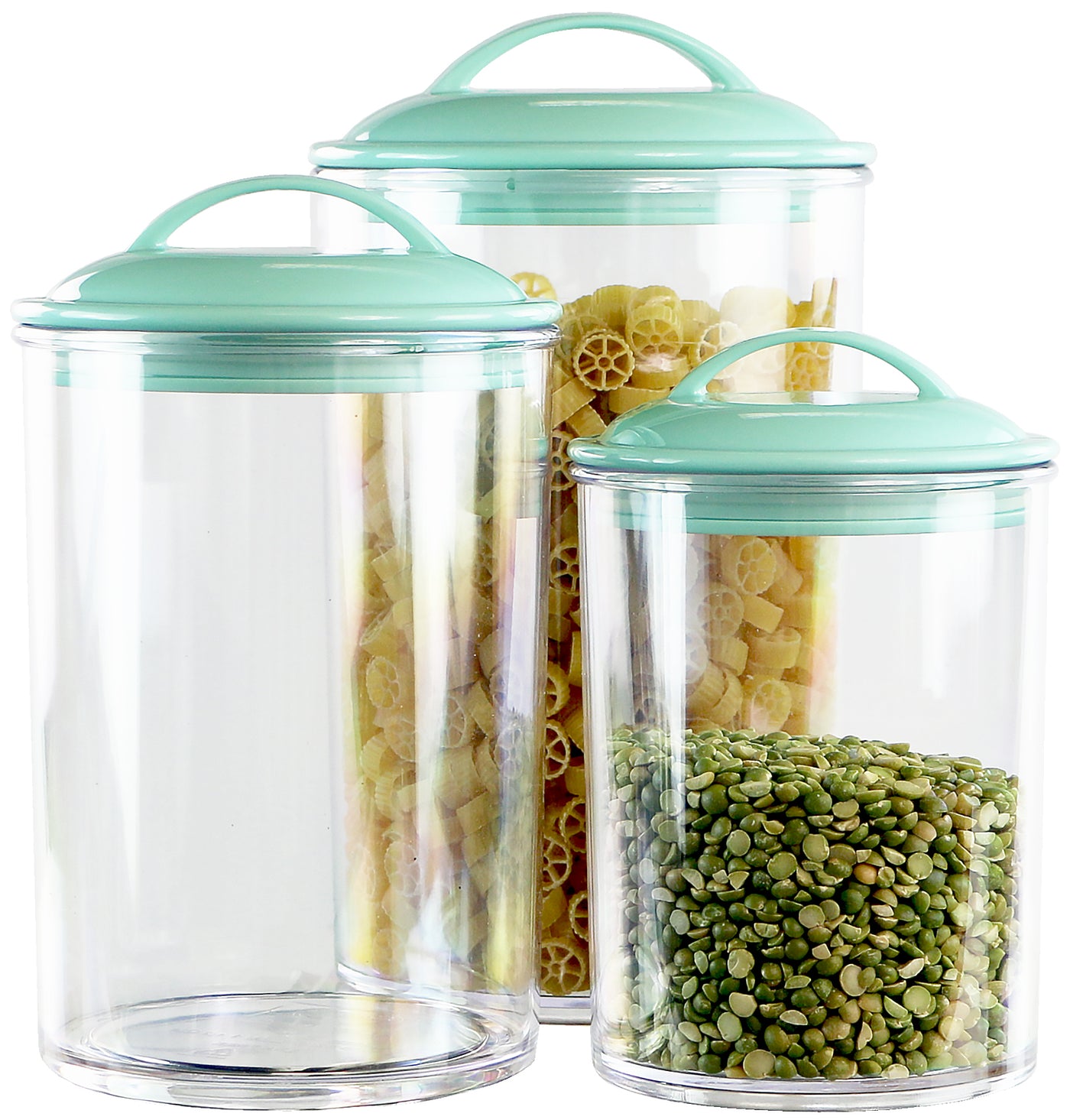 Bellemain 4 Piece Airtight Acrylic Canister Set, Food Storage Container