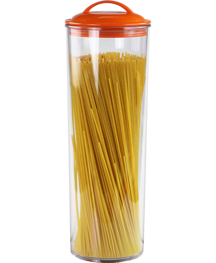 Acrylic Spaghetti Canister,  Orange