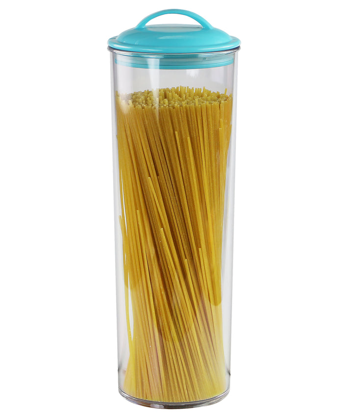 Acrylic Spaghetti Canister,  Turquoise