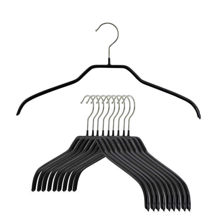 Silhouette, 36-F, Narrow Hanger, Black