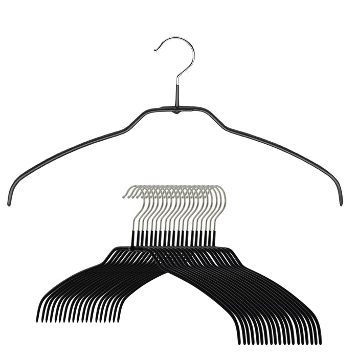 Silhouette Ultra Thin, 42-FT, Hanger, Black