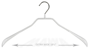 BodyForm, 46-L, Extra Wide Hanger, White