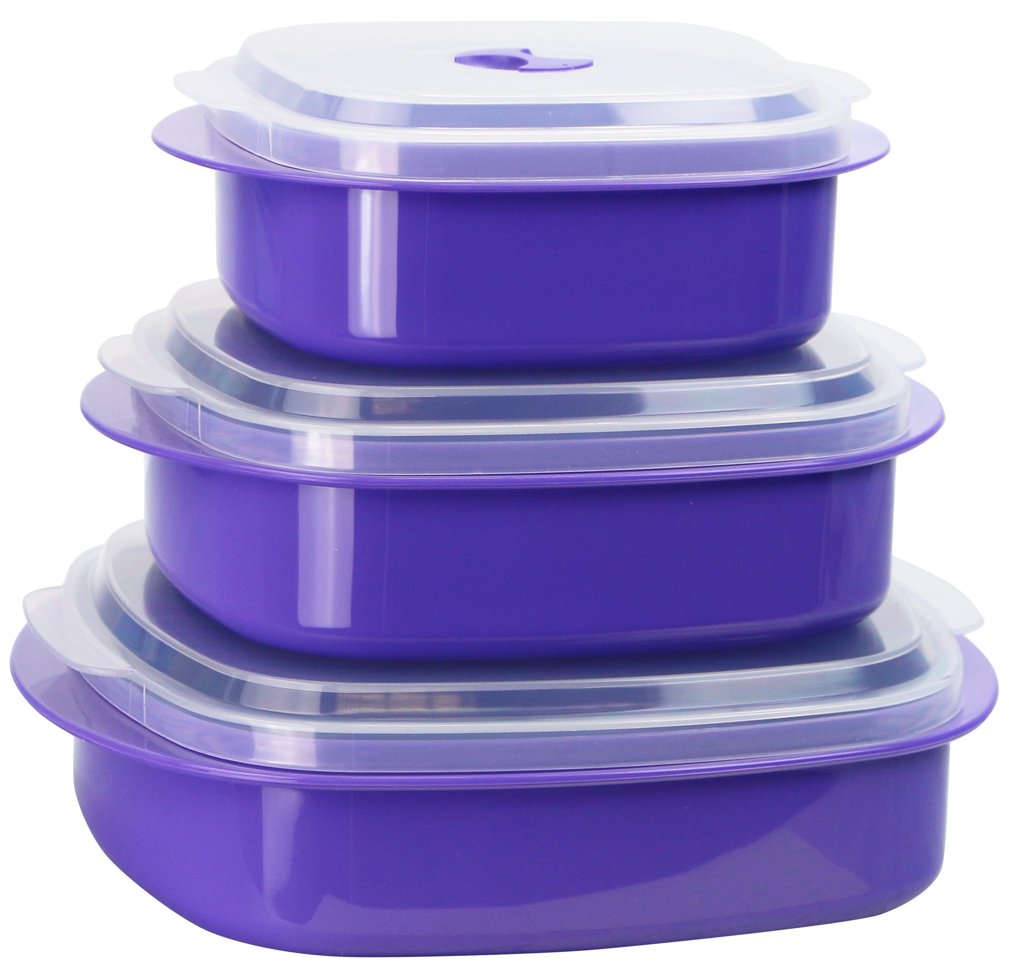Purple Microwaveable Food Storage Containers