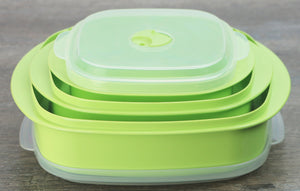 6pc Microwave Cookware & Storage Set, Lime