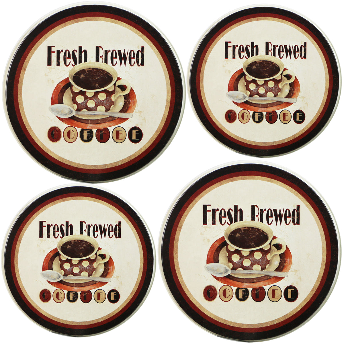 Reston Lloyd Electric Stove Burner Covers, Set of 4, A Perfect Day