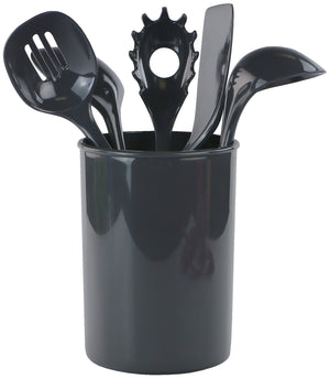 X-Large Plastic Utensil Holder, Black – Reston Lloyd
