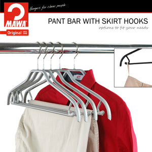 Silhouette, 41-FRS, Pant Bar/Skirt Hook Hanger, Silver