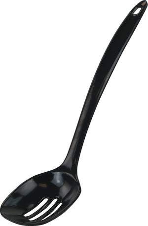 Melamine Slotted Spoon,  Black