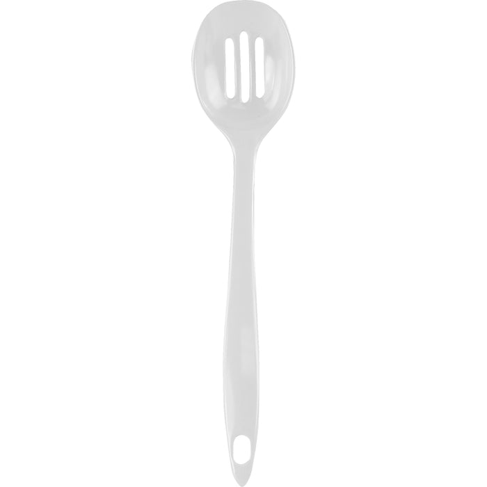 Melamine Slotted Spoon,  White