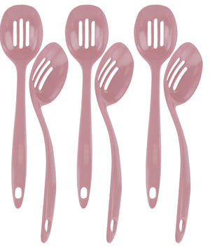 Melamine Slotted Spoon, Pink