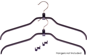 Add-a Hanger Clips, Clear, Set of 6