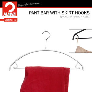 Euro, 42-U, Pant Bar/Skirt Hook Hanger, White