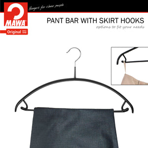 Euro, 42-U, Pant Bar/Skirt Hook Hanger, Black