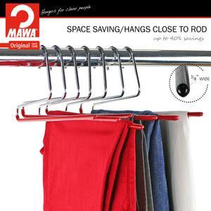 Reverse Trouser Hanger, KH-35U, Single Rod, New Red