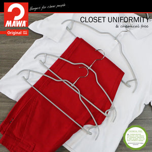 Silhouette Ultra Thin, 42-FTU, Pant Bar/Skirt Hook Hanger, Silver