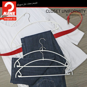 Euro Ultra Thin, 42-PTU, Pant Bar/Skirt Hook Hanger, White