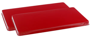 Calypso Basics by Reston Lloyd, Rectangular Tin Burner Cover, Red