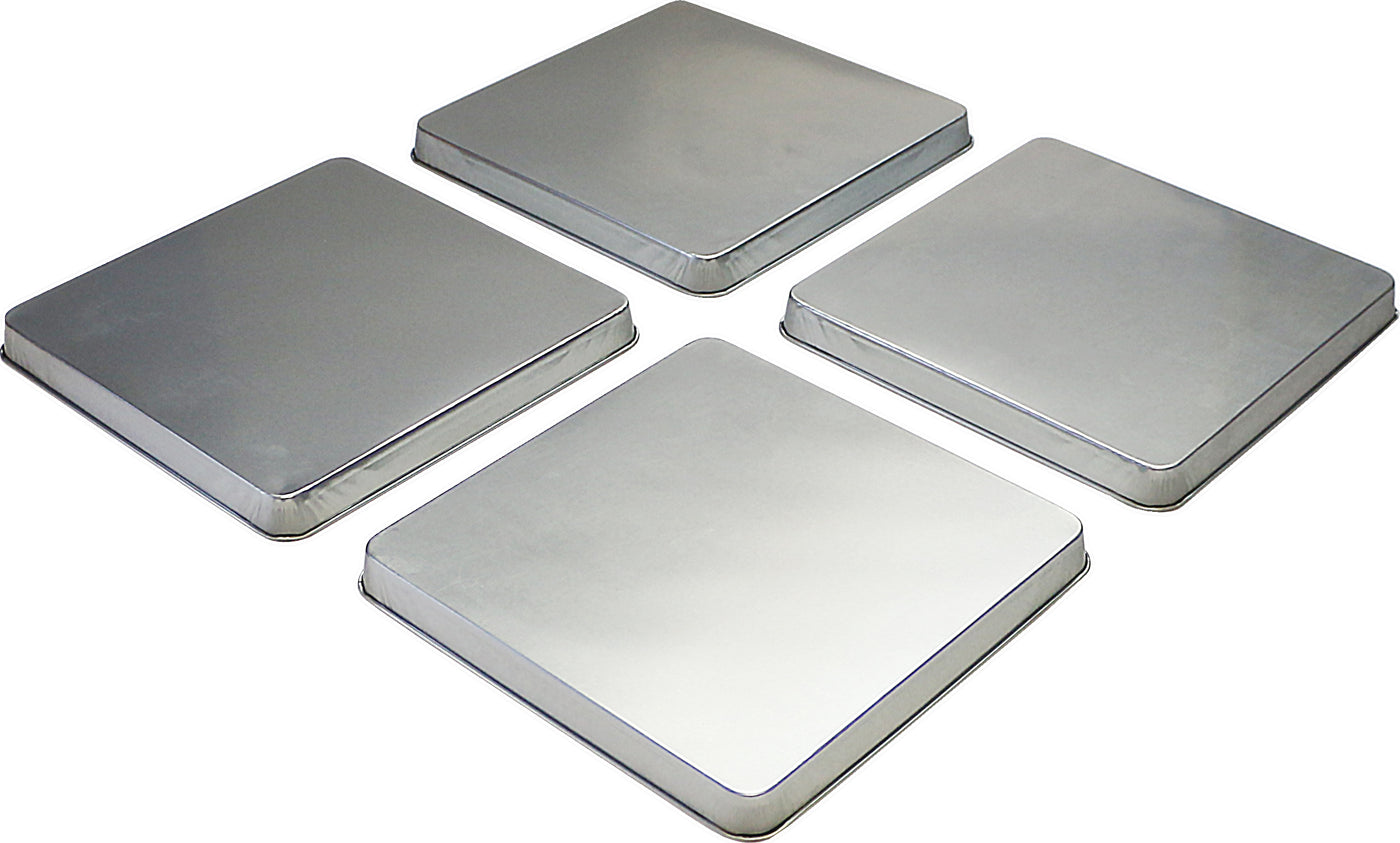 Square Tin Burner Cover, Caylpso Basics, Stainless Steel – Reston Lloyd